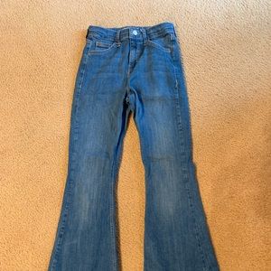High-waisted Flared Topshop Jamie Jeans